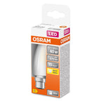 Osram LED Filament Star Kerze B35 matt 300° 4-40W/827 warmweiß 470lm B22d 220-240V – Verpackung