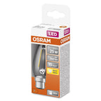Osram LED Filament Star Kerze B klar 300° Retrofit 2,5-25W/827 warmweiß 250lm B22d 220-240V – Verpackung