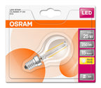 Osram LED Retrofit Filament Classic P 25 2.1W/827 E14 warmweiß matt nicht dimmbar – Verpackung