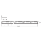 Osram BoxLED / – Montageprofile BX -MP – Maßzeichnung
