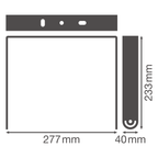 LEDVANCE LED Zubehör Mounting Bracket / Montagehalterung 155W – Maßzeichnung