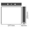 LEDVANCE LED Zubehör Mounting Bracket / Montagehalterung 155W – Maßzeichnung