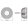LEDVANCE Zubehörteil KIT-CN111-COB 4300-830-40D-G1 40,7W 4.340lm IP20 – Maßzeichnung