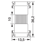 LEDVANCE LED-Strip LF-CONN-10 FLEX – Maßzeichnung