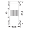 LEDVANCE LED-Strip LF-CONN-10 FLEX – Maßzeichnung