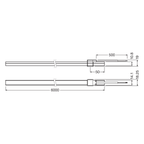 LEDVANCE LED-Strip LFD400T-G1-840-06 43,2W 3.240lm IP66~IP67 – Maßzeichnung