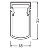 LEDVANCE LED-Strip LF-LTS-2100 – Maßzeichnung