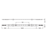 LEDVANCE LED-Strip LS VAL-500/RGB/5 67W 2.400lm IP00 – Maßzeichnung