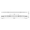 LEDVANCE LED-Strip LS VAL-500/RGB/5 67W 2.150lm IP65 – Maßzeichnung
