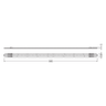 LEDVANCE LED-Modul PrevaLED Linear G6 560 mm 2.200 lm 840 Niederspannung – Maßzeichnung