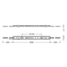 LEDVANCE LED-Strip LS P-1500/930/5 60W 6.290lm IP67 – Maßzeichnung