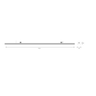 LEDVANCE Leuchte OFFICE LINEAR V 2CCT PRISM 34W 4.420lm IP20 – Maßzeichnung
