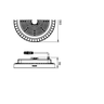 Philips Leuchte BY122P G5 LED300S/840 PSU NB 181W 31.000lm IP65 – Maßzeichnung