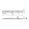 Philips Leuchte LL551X 105S/840 NE DIA WB WH 65W 10.500lm IP20 – Maßzeichnung