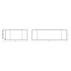 Osram LED Wandleuchte Endura Style Solar Daylight Sensor UpDown 7,6W/3000K 520lm warmweiß dimmbar dunkelgrau IP65 – Maßzeichnung