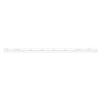 Osram LED Feuchtraumleuchte Sensor 150cm 19W/4000K 1900lm neutralweiß nicht dimmbar grau IP65 – Maßzeichnung