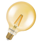 Osram Vintage 1906 LED Classic Globe125 Filament Gold 7-55 W/824 E27 650lm ultra warmweiß nicht dimmbar – Produktansicht