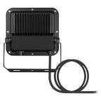 LEDVANCE Floodlight PFM 65 W 4000 K 8000 lm SYM 100° Dämmerungssensor IP65 schwarz – Seitenansicht