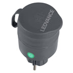 LEDVANCE Smart+ ZigBee Compact Outdoor Steckdose EU, IP44, Anthrazit – Anwendungsbeispiel