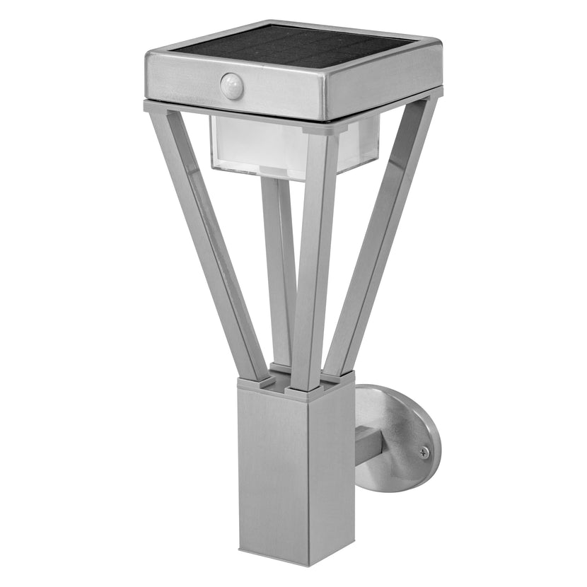 LEDVANCE Leuchte ENDURA Style Solar Bouquet Wall Sensor Stainless Steel 6W 550lm IP44