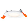 LEDVANCE LED-Downlight Slim 85 mm 4,5 W 3.000 K 240 lm warmweiß IP20 weiß – Ansicht stehend