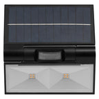 LEDVANCE Solar-LED-Fluter ENDURA Flood Solar Double Sensor 2,9 W 3.000 K IP44 dunkelgrau – Ansicht stehend