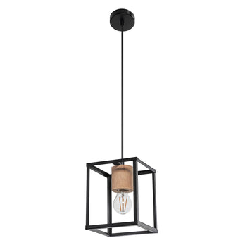Osram Pendelleuchte Decor Nairobi 1-flammig E27 nicht dimmbar schwarz IP20