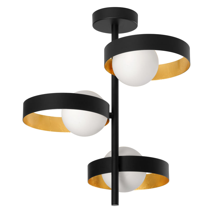 Osram Deckenleuchte Decor Memphis 3-flammig G9 nicht dimmbar schwarz IP20