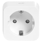 LEDVANCE Smart+ ZigBee Steckdose EU mit Energiezähler, 2.300 W / 10 A, Weiß – Ansicht stehend