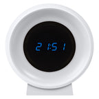 LEDVANCE Nightlux Clock LED-Orientierungslicht mit Uhr, 3 Farbtemperaturen, USB-Akku weiß – Ansicht stehend