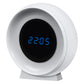 LEDVANCE Nightlux Clock LED-Orientierungslicht mit Uhr, 3 Farbtemperaturen, USB-Akku weiß