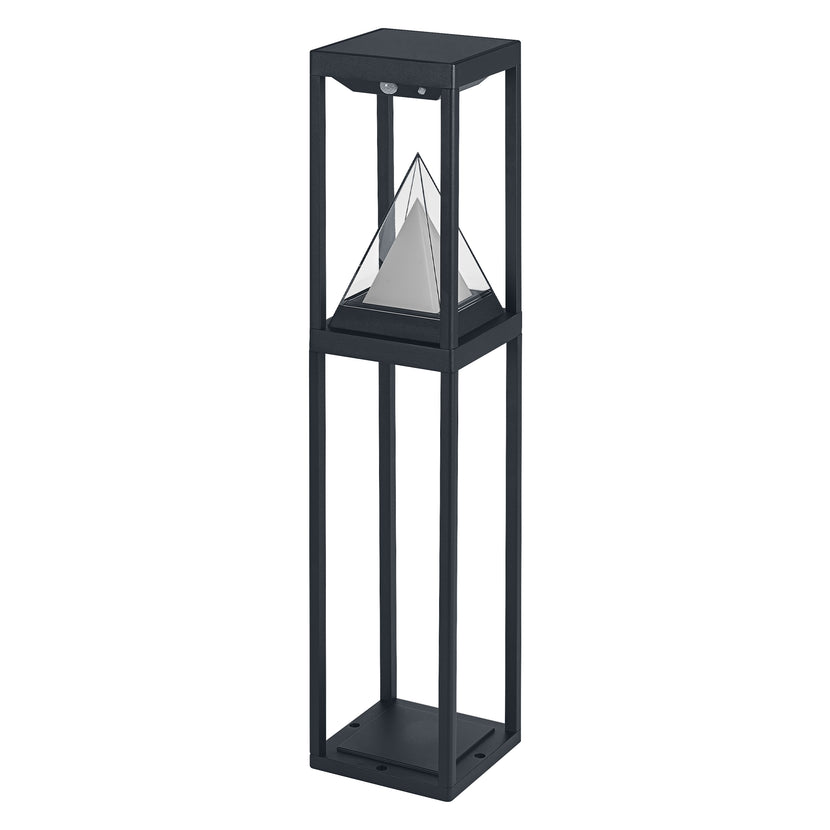 LEDVANCE LED-Wegeleuchte Smart+ BT Alps Solar 70 cm RGBW 400 lm IP44 Schwarz