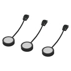 LEDVANCE LED Unterbauleuchte Puck 65mm 3-flammig 3W/3000K 250lm warmweiß nicht dimmbar schwarz IP20