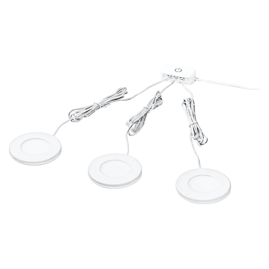 LEDVANCE LED Unterbauleuchte Magnet 75mm 8,5W/3000K 390lm warmweiß dimmbar weiß IP20