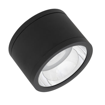 LEDVANCE LED-Feuchtraumleuchte Downlight Surface DN160 30 W 4.000 K 3.300 lm 60° IP65 Schwarz