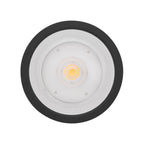 LEDVANCE LED-Feuchtraumleuchte Downlight Surface DN250 45 W 4.000 K 4.950 lm IP65 Schwarz – Ansicht stehend