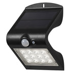LEDVANCE Solar-LED-Fluter ENDURA Flood Butterfly Sensor 1,5 W 4.000 K IP65 schwarz – Ansicht stehend