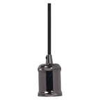 LEDVANCE Pendelleuchte Vintage 1906 PenduLum Bobbin E27 Gun Metal – Ansicht stehend