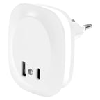 LEDVANCE LED-Nachtlicht Lunetta Edge Sensor 830 USB A C Weiß – Ansicht stehend