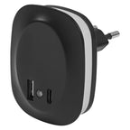 LEDVANCE LED-Nachtlicht Lunetta Edge Sensor 830 USB A C Schwarz