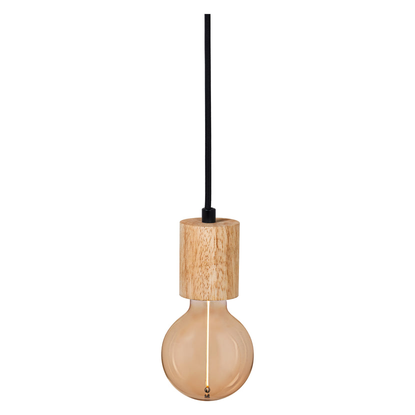 LEDVANCE Pendelleuchte Vintage 1906 PenduLum Cylinder Wood E27 Holzdekor
