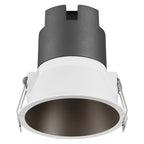 LEDVANCE Spot Twist 93 mm LED-Einbaustrahler 10 W 3000 K 700 lm weiß/schwarz – Ansicht stehend