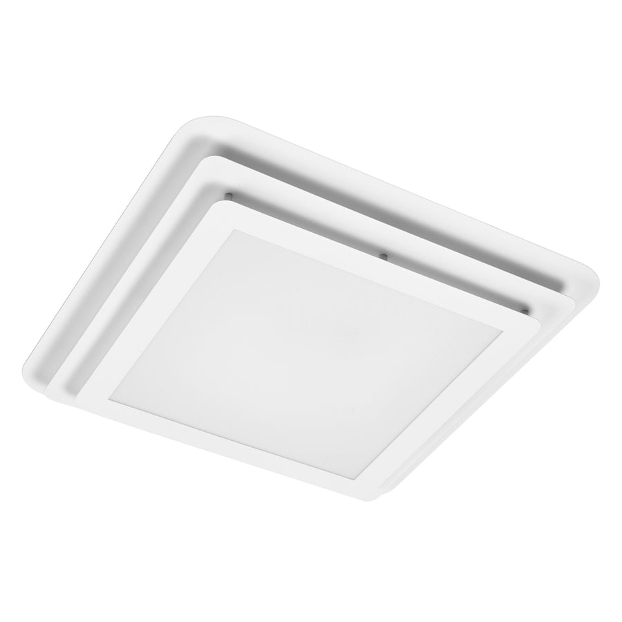 Osram LED Deckenleuchte Orbis Spiral Layer Square 26W/3000K 1750lm warmweiß nicht dimmbar weiß IP20