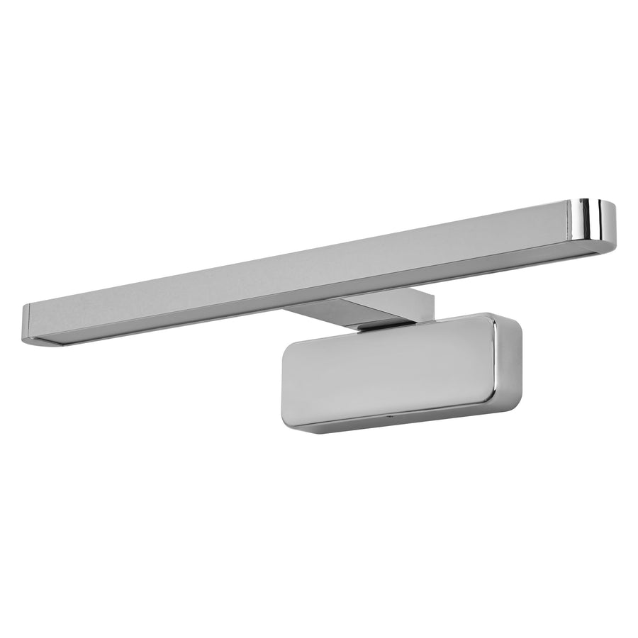 LEDVANCE LED-Wandleuchte Orbis Disc Bar 400 mm 7 W Click-CCT 380 lm IP44 Chrom