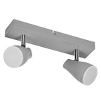 Osram LED Spot Pear 2-flammig 8,6W/2700K 420lm warmweiß nicht dimmbar grau IP20