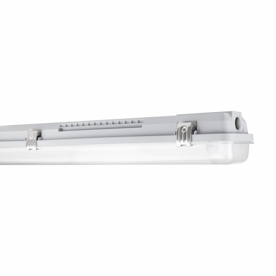 LEDVANCE Feuchtraumleuchten-Gehäuse Damp Proof Housing 600 für 2 T8-LED-Röhren IP65 Grau