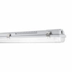 LEDVANCE Feuchtraumleuchten-Gehäuse Damp Proof Housing 1500 für 2 T8-LED-Röhren IP65 Grau