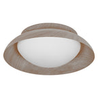 Osram Deckenleuchte Orbis Milan 305mm 2-flammig E27 nicht dimmbar Holzdekor IP20