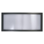 LEDVANCE Wandleuchte Endura Classic Cuadra E27 IP65 dunkelgrau – Ansicht stehend