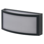 LEDVANCE Wandleuchte Endura Classic Cuadra E27 IP65 dunkelgrau